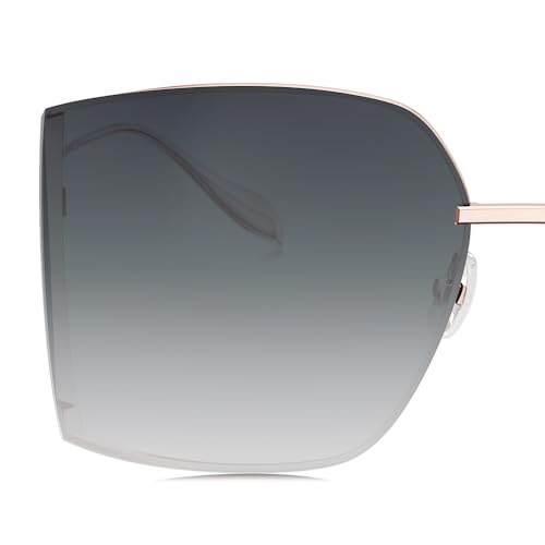 BOLON Women Cool Oversize Wrap-around Trendy Nylon Lens UV400 Sunglasses BL7189