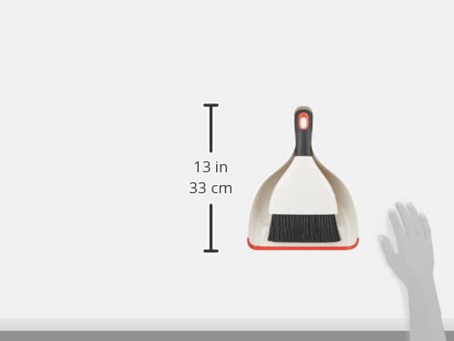 OXO Good Grips Dustpan and Brush, White