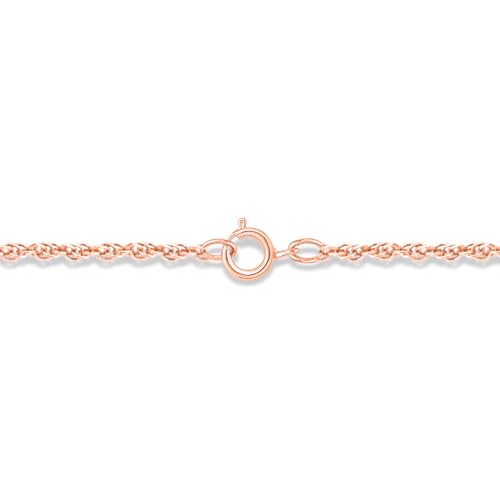 Cali Trove Diamond Infinity Heart Pendant for Women (Rose Gold) | 1/4cttw Real White Diamonds Necklace for Women | Infinity Heart Pendant Gift for her | Mother's Day Gift for Mom |Jewelry for Women