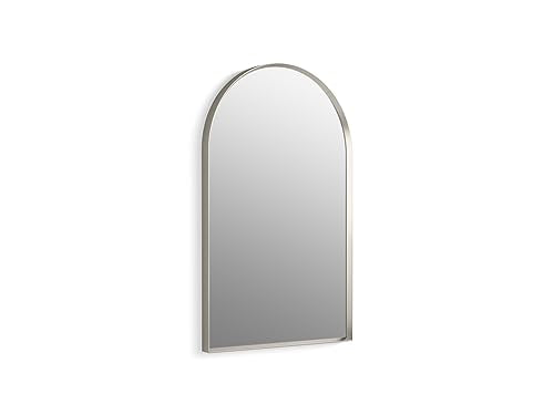 KOHLER 31367-BLL Essential 22" Round Wall Mirror, Large Circle Bathroom Mirror, Vanity Mirror with Frame, Matte Black