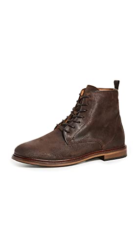 Shoe the Bear Men's Ned Waxed Suede Boots, Brown, 7 Medium US