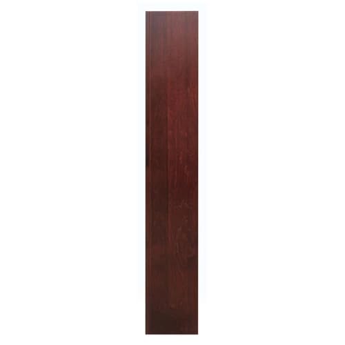 Traditional 72" Tall 15-Shelf Triple Wide Wood Bookcase in Cherry