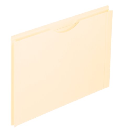 Pendaflex File Jackets, Legal Size, Manila, 2" Expansion, Reinforced Straight-Cut Tab & File Jackets, Letter Size, Manila, 2" Expansion, Reinforced Straight-Cut Tabs with Thumb Cut, 50