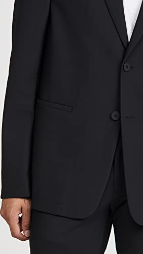 Theory Men's Clinton Precision Ponte Blazer, Black, 36