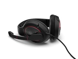 EPOS Game ONE Gaming Headset - Open Acoustic, Noise-Canceling Mic, Flip-to-Mute, XXL Plush Velvet Ear Pads, PC/Mac/Xbox/PS4/Switch/Smartphone Compatible - Black