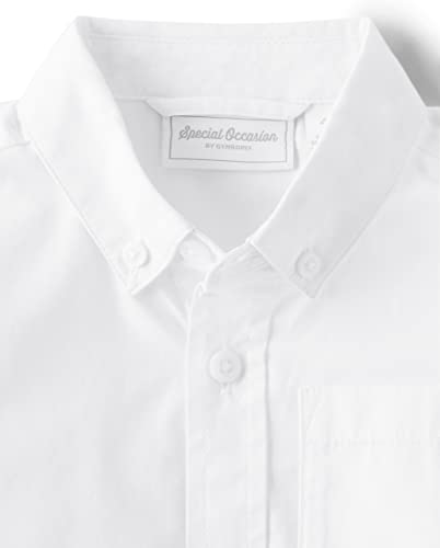 Gymboree,Boys,and Toddler Long Sleeve Button Up Dress Shirts,12,White