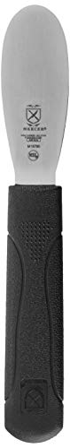 Mercer Culinary Millennia Bench Scraper, 5 7/8 Inch X 3 1/2 Inch Blade, Black Handle