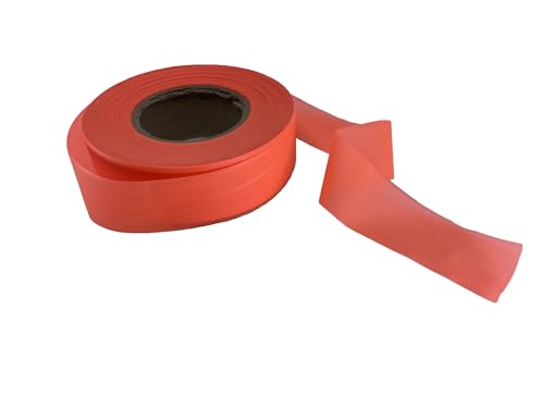 Swanson Tool Co., Inc RFOR200 1 in X 200 Ft Orange Taffeta Safety Roll Flagging