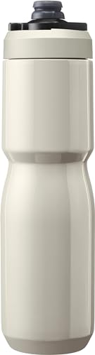 CamelBak Podium Steel Insulated Stainless Steel Bike Water Bottle Stone, 22oz