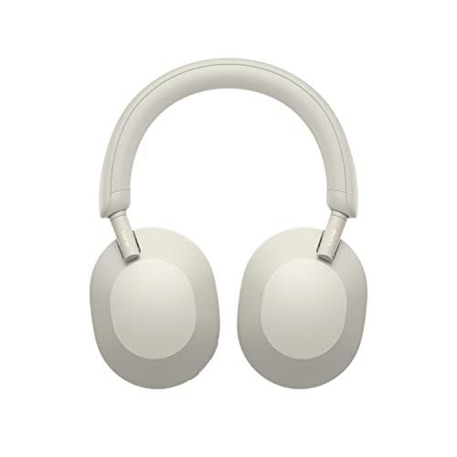 Sony WH-1000XM5 The Best Wireless Noise Canceling Headphones, Made Of Soft Fit Synthetic Leather, Integrated Processor V1, With 4 Beamforming Microphones, Up To 30-Hour Battery Life, Silver