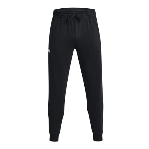 Under Armour Men's Rival Fleece Joggers, (609) Maroon / / White, 4X-Large Tall