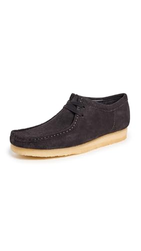 Clarks Men's Suede Wallabee Boots, Brown Slate Suede, 10.5 Medium US