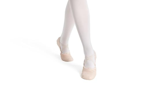 Capezio Girls Leather Juliet Ballet Shoe-Child, Light Pink, 2 Little Kid
