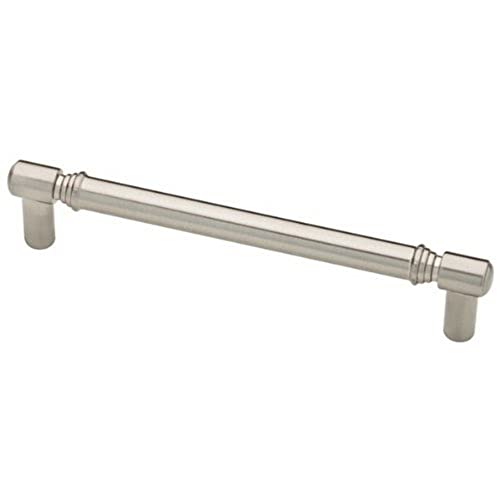 Liberty P23858-SN-CP 5-Inch Aegean Kitchen or Furniture Cabinet Hardware Handle Pull, Satin Nickel