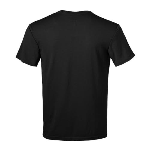 Soffe Men's 3 Pack - USA Poly/Cotton Military Tee, Black, Small