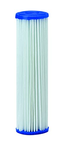 Pentair Pentek R30-478 Sediment Water Filter, 5-Inch, Under Sink Pleated Polyester Filter Cartridge, 5" x 2.5", 30 Micron