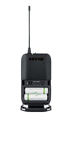 Shure BLX188/CVL UHF Wireless Microphone System - Perfect for Interviews, Presentations, Theater - 14-Hour Battery Life, 300 ft Range | Includes (2) Lavalier Mics, Dual Channel Receiver | H8 Band