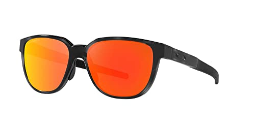 Oakley Men's OO9250 Actuator Rectangular Sunglasses, Transparent Stonewash/Prizm Sapphire, 57 mm