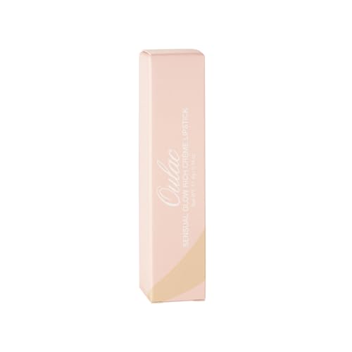 Oulac Beige Lipstick for Women, Pale Nude Matte Lip Base, Full Coverage Lip Color, Satin Matte Finish, Cream Texture, Hydrating, Infused with Hyaluronic Acid, Vegan & Clean Beauty 4g SG01 Bare