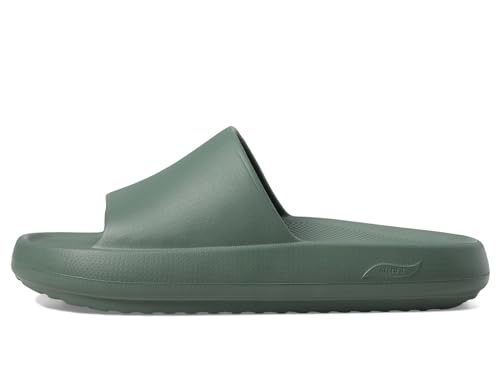 SKECHERS Men's Slide Sandal, Charcoal, 13