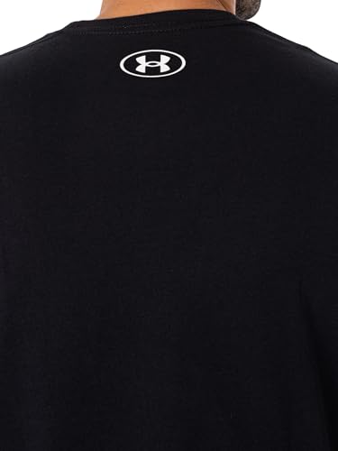 Under Armour Men's Global Foundation Short Sleeve T Shirt, (001) Black/Red/White, X-Large