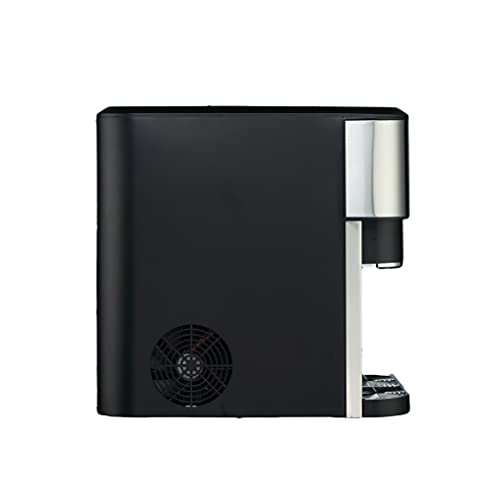 Frigidaire EFIC245-SS EFIC245 3-in-1 Countertop Crunchy Chewable Nugget Style Dual Ice Crusher and Cube Maker, Makes 33 Pounds in 24 Hours, 2 Sizes, with Water Dispenser and Line-in