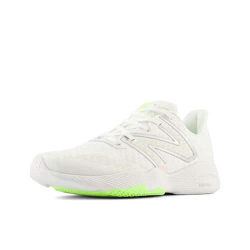 New Balance Women's FuelCell Shift TR V2 Cross Trainer, White/Sea Salt/Bleached Lime Glo, 8 Wide