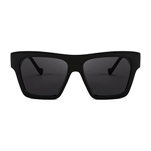 FEISEDY Vintage Square Sunglasses Women Trendy Retro Fashion Shades UV400 Protection B4113