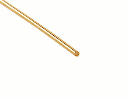 28 Gauge, 14/20 Yellow Gold Filled Wire Half Hard Round 14K Gold Filled Made in USA - 5FT by CRAFT WIRE