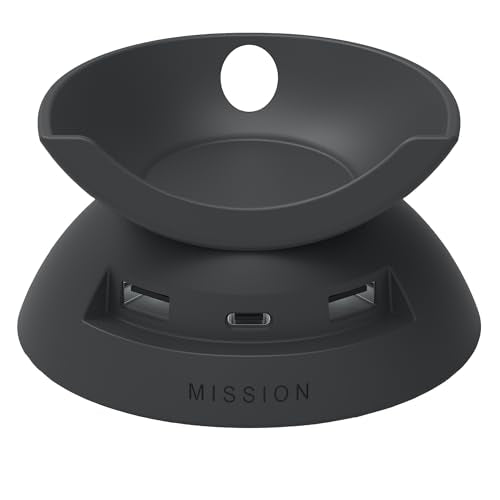 Made for Amazon Stand with USB-C and USB-A charging ports for Echo Pop (2023 Release)
