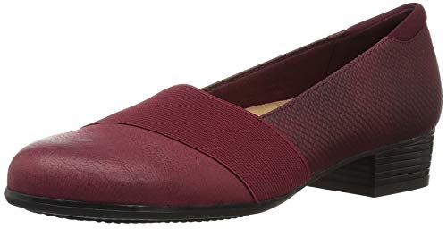 Trotters Women's Melinda Ballet Flat, Burgundy, 7.0 W US