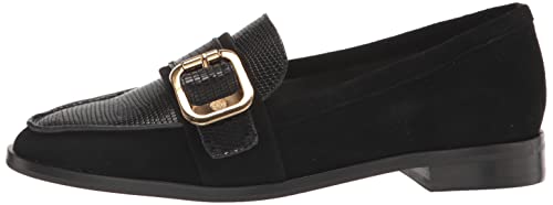 Vince Camuto Women's Footwear Women's Cenkanda Buckle Loafer Flat, Root Beer, 10