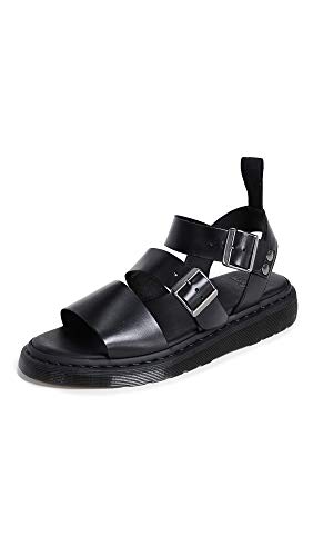 Dr. Martens Mens Strap Sandal Gryphon, Black, 4-5 US