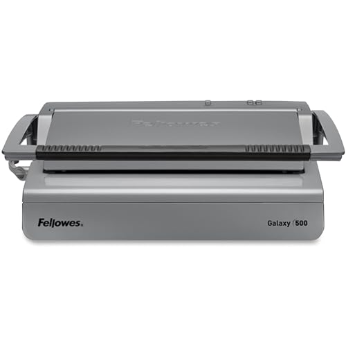 Fellowes Binding Machine Galaxy E Electric Comb Binding (5218301) and Fellowes Binding Combs Plastic Black 5/8 Inch 25 Pack (52324)