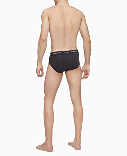 Calvin Klein Men's Cotton Stretch 3-Pack Brief, 3 Black, S