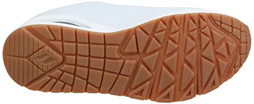 Skechers Women's Uno-Stand on Air Sneaker, Black/White, 9