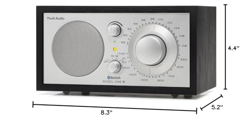 Tivoli Audio Model One Bluetooth AM/FM Radio (Black Ash/Silver)