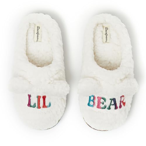 Dearfoams Matching Family Toddler Lil Baby Bear Retired Colors Slipper, Navy Blazer, 4-5 US Unisex Big Kid