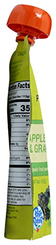 Peter Rabbit Organics Puree Fruit Apple Grape, 4 oz (Pack of 2)