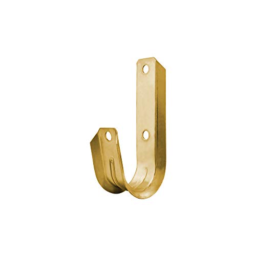 Prime Cable Management 1 5/16 Inch Heavy Duty Metal Cable & Wire Support J-Hook Hangers for Wall Mounting & Attaching to Vertical Surfaces for Cable & Wire Management