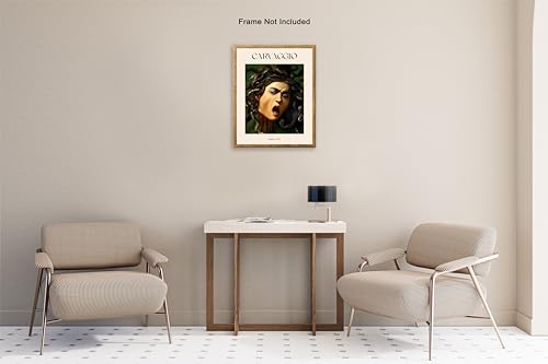 Poster Master Caravaggio Poster - Bacchus Print - Baroque Art - Greek Mythology Art - Portrait Art - God Of Wine Art - Fantasy Art - Classical Living Room or Office Decor, 24x32 Unframed Wall Art