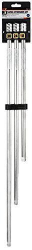 Performance Tool W32139 1/2-Inch Drive Long Extension Set, 3-Piece