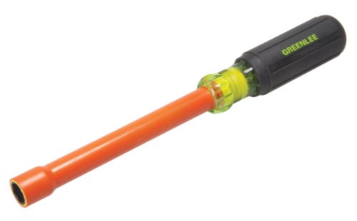 Greenlee 0253-12NH-INS 1/4-Inch by 6-Inch Insulated Nut Driver