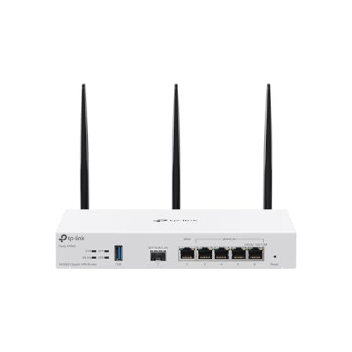 TP-Link Festa FR365, AX3000 WiFi 6 VPN Router, Up to 5 Gigabit WAN + 1 USB 3.0 WAN + 1 SFP, Self-Organizing Network, Free Cloud, Load Balance, Mesh, Seamless Roaming, Does not Work with Omada