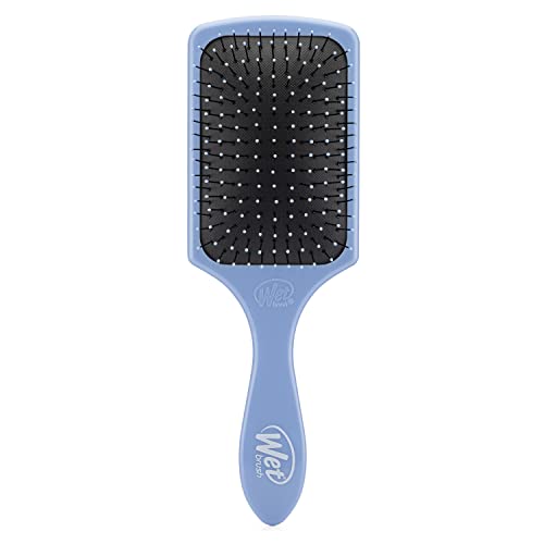 Wet Brush Paddle Detangler Hair Brush, Sky - Ultra-Soft IntelliFlex Detangling Bristles with AquaVent Design - Spread Hair Treatments Evenly - Pain-Free Hair Brush For Women, Men, Wet And Dry Hair