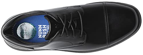 Nunn Bush mens Kore Pro Cap Toe With Kore Slip Resistant Comfort Technology Oxford, Black, 9 X-Wide US
