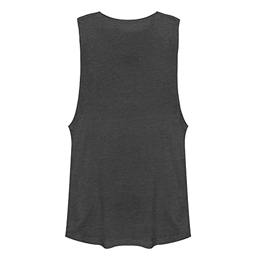 STAR WARS Junior's The Mandalorian The Child Square Frame Festival Muscle Tee - Charcoal - X Small