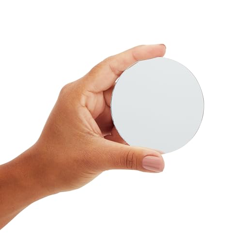 Juvale 50-Pack 3-Inch Small Round Mirrors for Crafts - Wall, Table & Art Decor Essentials