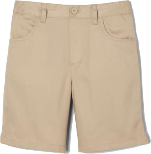 French Toast Girls' Big Pull-on Short (Standard & Plus), Navy, 10