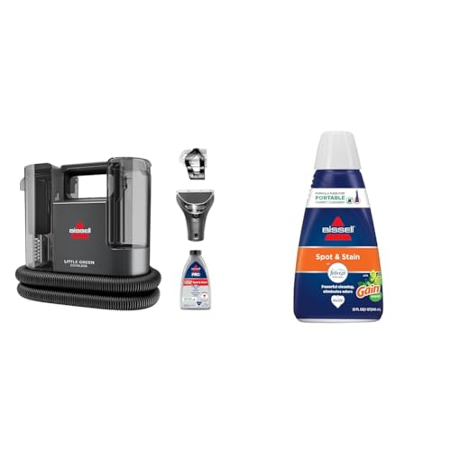 BISSELL Little Green Multi-Purpose Portable Carpet and Upholstery Cleaner, Car and Auto Detailer, with Exclusive Specialty Tools, Green, 1400B